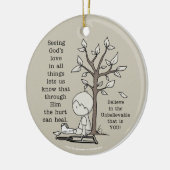 Hurts können heilen keramik ornament (Links)