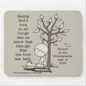 Hurts können heilen mousepad (Vorne)