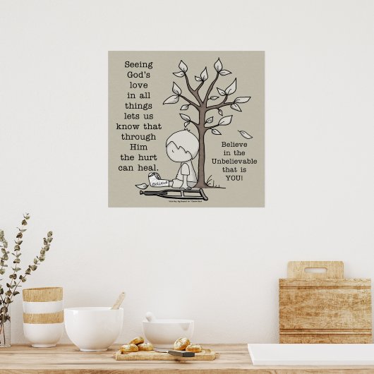 Hurts können heilen poster (Küche)