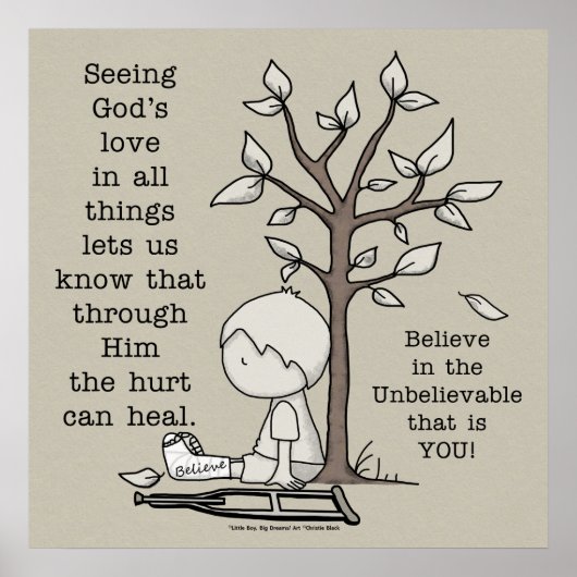 Hurts können heilen poster (Vorne)