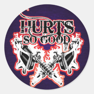 Hurts So gut Tattoo Stickers $7,95