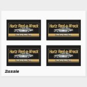 Hurtz Rent-a-Wreck Sticker (Blatt)