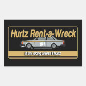 Hurtz Rent-a-Wreck Sticker (Vorderseite)