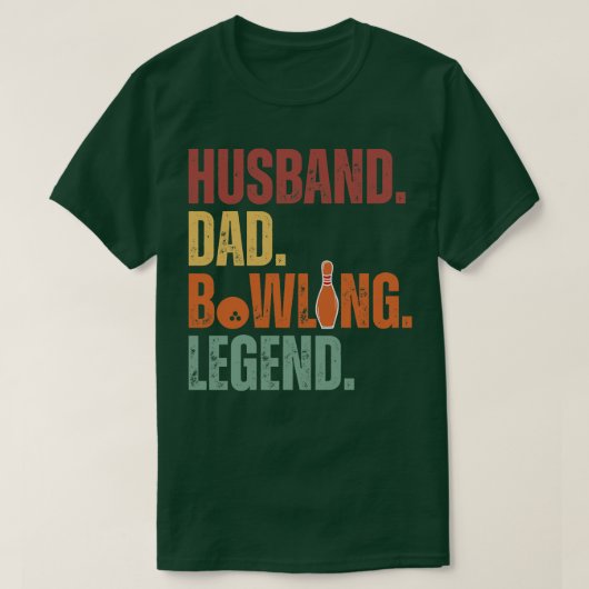 Hus Vater Bowling12 T-Shirt (Design vorne)