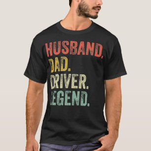 Hus Vater Driver Funny Driving Truck Vintag T-Shirt