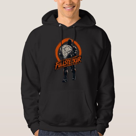 Husafell-Stein - Fullsterkur Hoodie (Vorderseite)