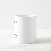 Husand Dog Vater Case Manager Kaffeetasse (Mittel)