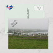 Húsavík, Island, Postkarte (Vorne/Hinten)