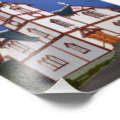 Husavik Lutheran Church, Island. Fotodruck (Ecke)