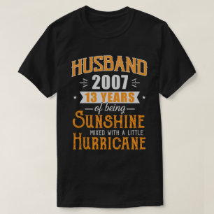 Husband 2007 Geschenk, 13 Jahre Hochzeit T-Shirt