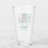 Husband 50. Geburtstag Foto Collage Glas (Rückseite)