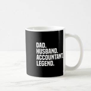Husband Accountant Legend Accounting Tax Accountan Kaffeetasse