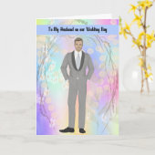 Husband am Hochzeitstag Karte (Gelbe Blume)