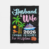 Husband & Wife 2026 Making Memories For A Life Fleecedecke (Vorderseite)