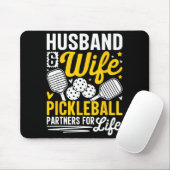 Husband & Wife Valentines Day Couple Ckleball Mousepad (Mit Mouse)