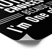 Husband And Laura I Never Question Choices Togethe Poster (Ecke)