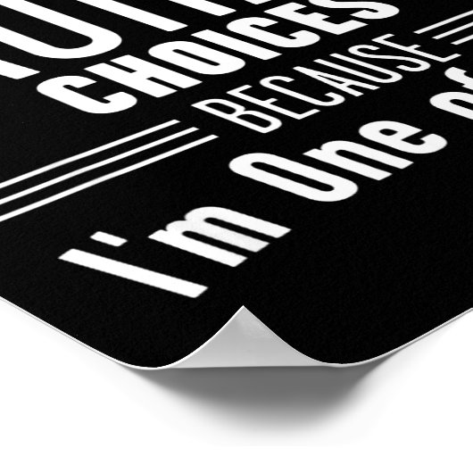 Husband And Laura I Never Question Choices Togethe Poster (Ecke)