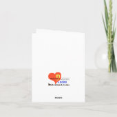 Husband Appreciation Day Card - Man Carrying Wife  Karte (Rückseite)