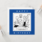 Husband Behalte gerne im Shape-Cartoon Karte (Vorderseite/Rückseite Beispiel)