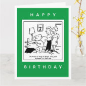 Husband behalte gerne in Form Cartoon Karte (Gelbe Blume)