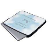 "Husband besser spät als nie" Funny Custom Laptopschutzhülle (Vorne Knopf)