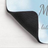 "Husband besser spät als nie" Funny Custom Mousepad (Ecke)