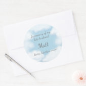 "Husband besser spät als nie" Funny Custom Runder Aufkleber (Umschlag)