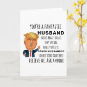 Husband Best Gift Karte (Gelbe Blume)