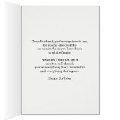 Husband Birthday Abstrakt Mandala Design (Innen (Rechts))