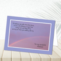 Husband Birthday Christlich Rainbow Gedicht