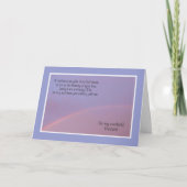 Husband Birthday Christlich Rainbow Gedicht Karte (Vorderseite)