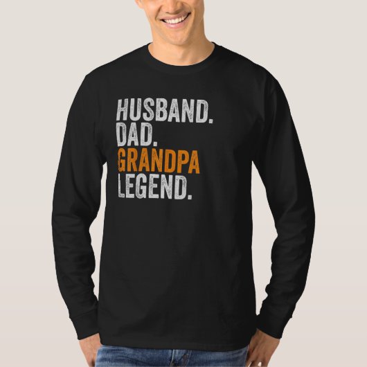 Husband Dad Grandpa Legend Occupation Office T-Shirt (Vorderseite)