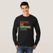 Husband Dad Homeowner Legend New House Owner House T-Shirt (Vorne ganz)