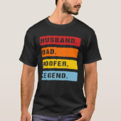 Husband Dad Roofer Legend Father s Day Roofing Dad T-Shirt (Vorderseite)