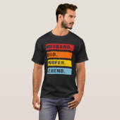 Husband Dad Roofer Legend Father s Day Roofing Dad T-Shirt (Vorne ganz)