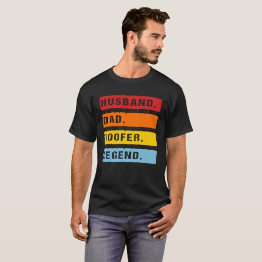 Husband Dad Roofer Legend Father s Day Roofing Dad T-Shirt (Vorne ganz)