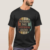 Husband Dad Skibobbing Legend T-Shirt (Vorderseite)
