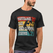 Husband Dad Tower climbing legend T-Shirt (Vorderseite)