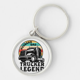Husband Dad Trucker Legend Schlüsselanhänger