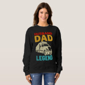 Husband Dad Trucker Legend Sweatshirt (Vorne ganz)