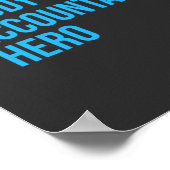 Husband Daddy Accountant Poster (Ecke)