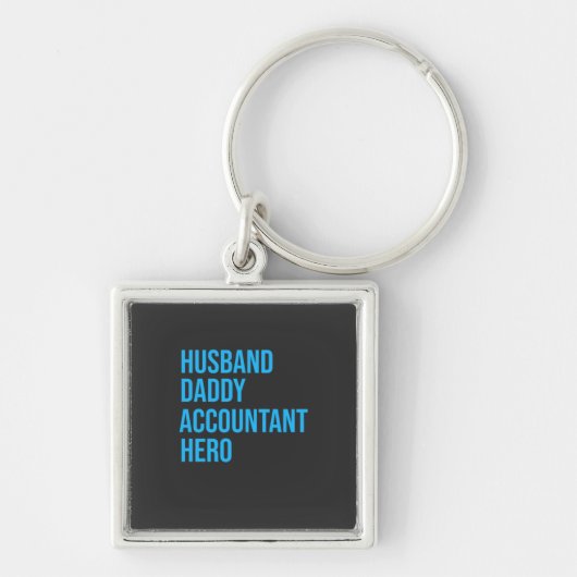 Husband Daddy Accountant Schlüsselanhänger (Vorne)