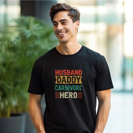 Husband Daddy Carnivore Hero individuell anpassbar T-Shirt