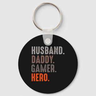 Husband Daddy Gamer Hero - Esport Lover - Video Ga Schlüsselanhänger