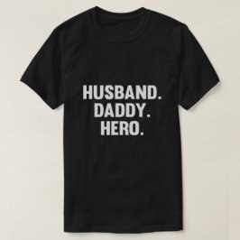 Husband Daddy Hero Vatertag Shirt