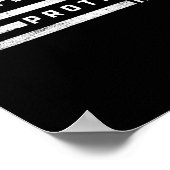 Husband Daddy Protector Hero Father's Day US Flag Poster (Ecke)