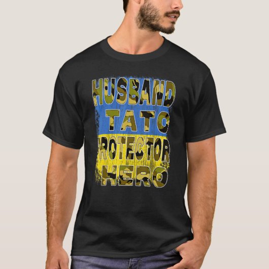 Husband Daddy Protector Hero Husband Tato Protect T-Shirt (Vorderseite)