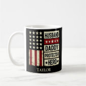Husband Daddy Protector Hero Kaffeetasse (Links)