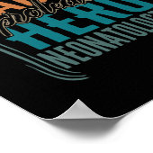 Husband Daddy Protector Hero Neonatologe Poster (Ecke)