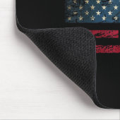 Husband Daddy Protector Hero störte US-Flagge F Mousepad (Ecke)